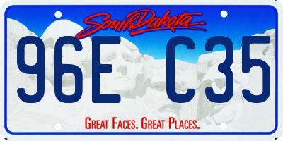 SD license plate 96EC35
