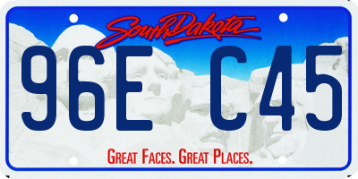 SD license plate 96EC45
