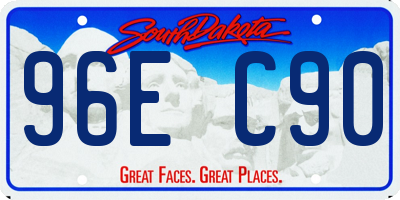 SD license plate 96EC90