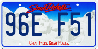 SD license plate 96EF51