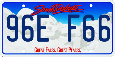 SD license plate 96EF66