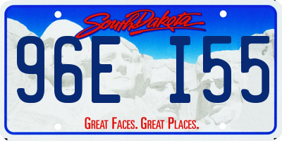 SD license plate 96EI55