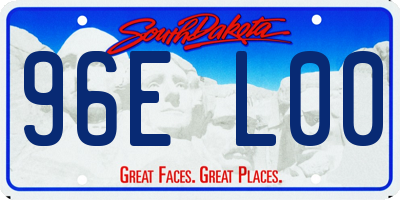 SD license plate 96EL00