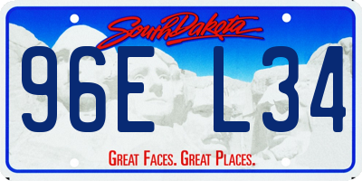 SD license plate 96EL34