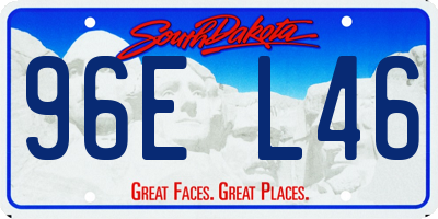 SD license plate 96EL46
