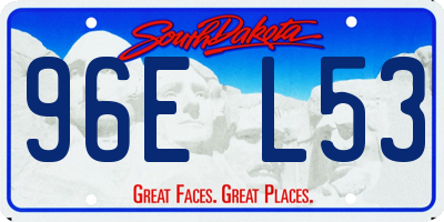 SD license plate 96EL53