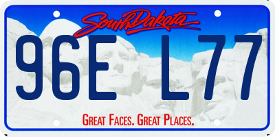 SD license plate 96EL77