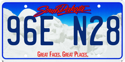 SD license plate 96EN28