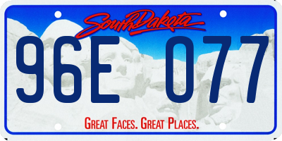 SD license plate 96EO77