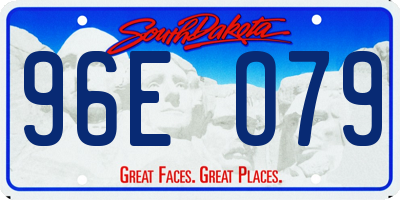 SD license plate 96EO79