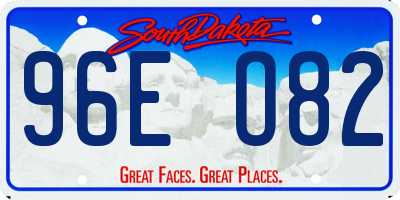 SD license plate 96EO82