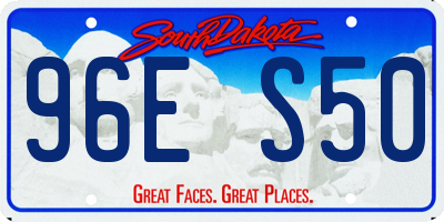 SD license plate 96ES50