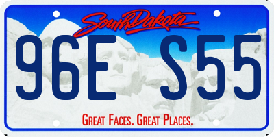SD license plate 96ES55
