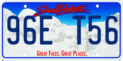 SD license plate 96ET56