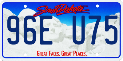 SD license plate 96EU75