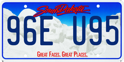 SD license plate 96EU95