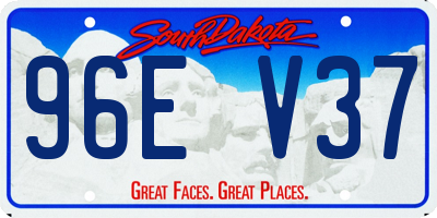 SD license plate 96EV37