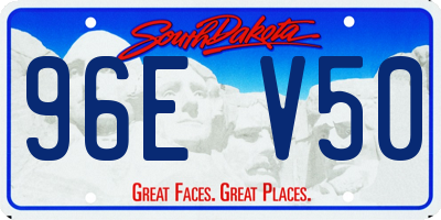 SD license plate 96EV50