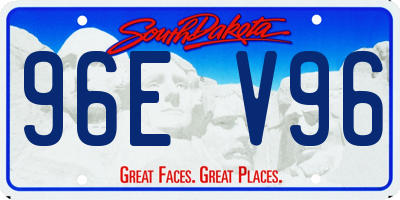 SD license plate 96EV96