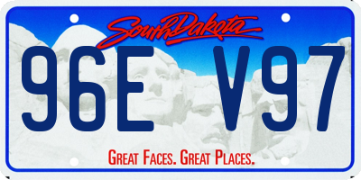 SD license plate 96EV97