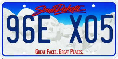 SD license plate 96EX05