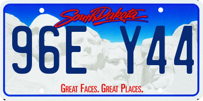SD license plate 96EY44