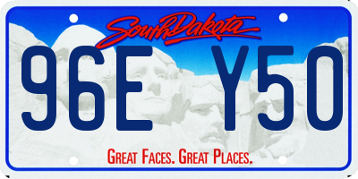 SD license plate 96EY50