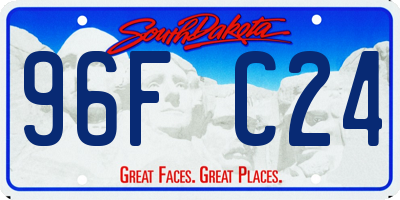 SD license plate 96FC24