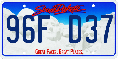 SD license plate 96FD37