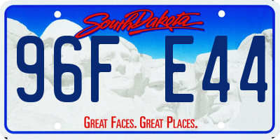 SD license plate 96FE44
