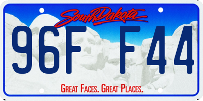 SD license plate 96FF44