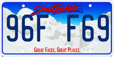SD license plate 96FF69