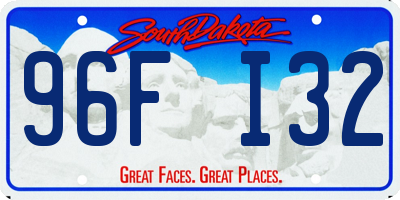 SD license plate 96FI32