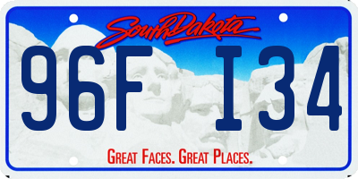 SD license plate 96FI34