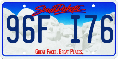 SD license plate 96FI76