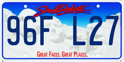 SD license plate 96FL27