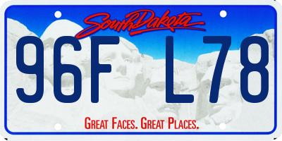 SD license plate 96FL78
