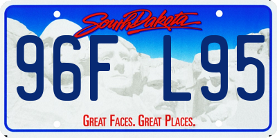 SD license plate 96FL95