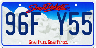 SD license plate 96FY55