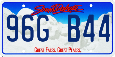 SD license plate 96GB44