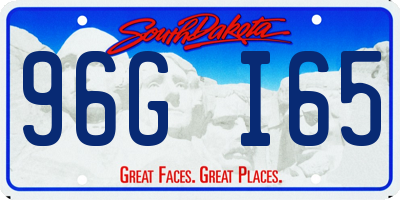 SD license plate 96GI65