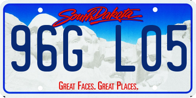 SD license plate 96GL05