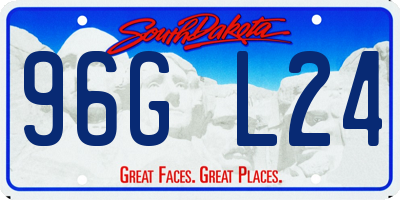 SD license plate 96GL24