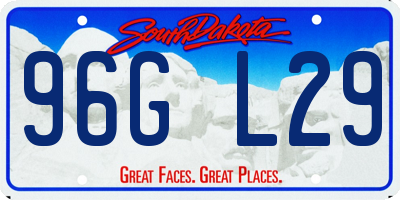 SD license plate 96GL29