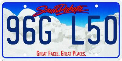 SD license plate 96GL50