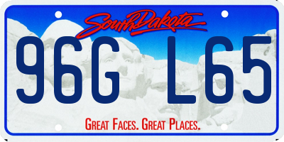 SD license plate 96GL65