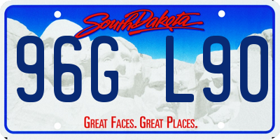 SD license plate 96GL90