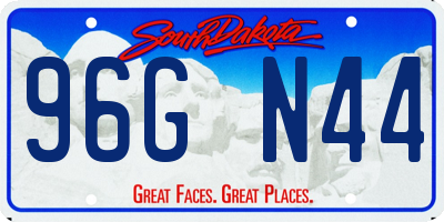 SD license plate 96GN44