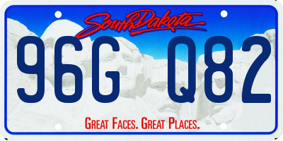 SD license plate 96GQ82