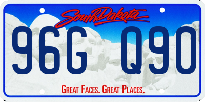 SD license plate 96GQ90